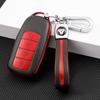 4 Buttons Soft TPU Leather Car Key Case Cover For Chery Tiggo 8 Pro 2021 2022 Auto Key Shell Bag Keychain Protector Accessories