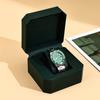 PU Leather Single Watch Storage Box Protective Travel Jewelry Organizer  for Men Gift