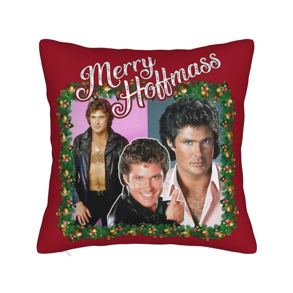 David Hasselhoff Pillow Cover Print Cushion Cover Vintage Pillow Case For Sofa Bedroom Home Decor
