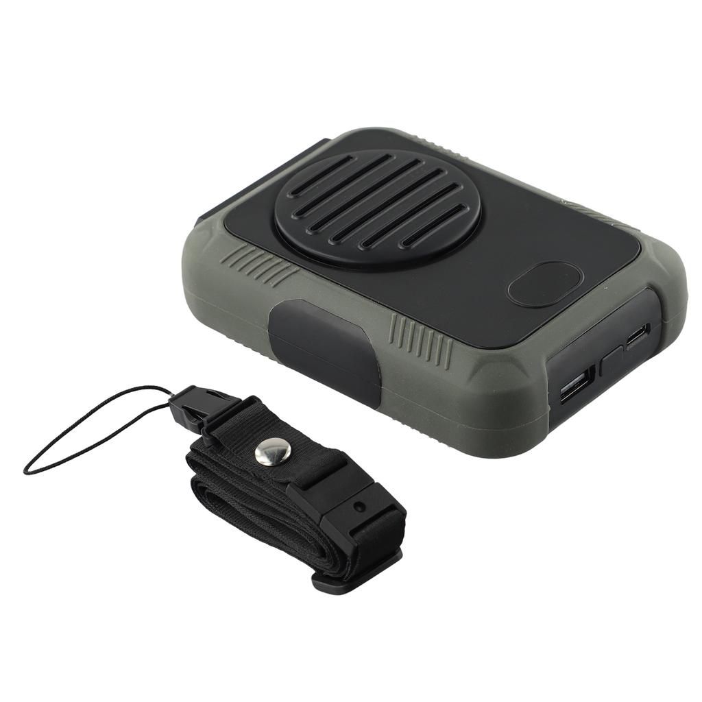 Waist Clip Fan 6000mAh ABS Hand-Free Neck Hanging Cooler