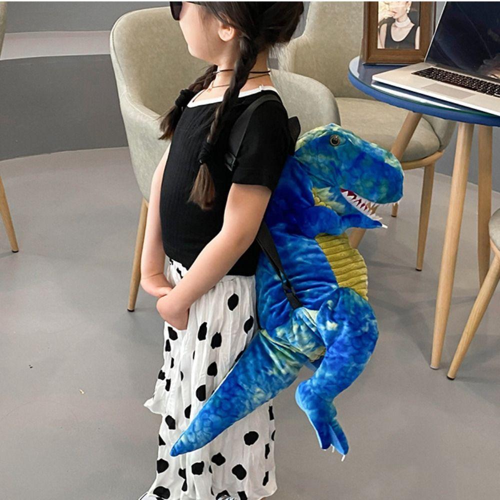 Gift Cartoon Dinosaur Crossbody Bag Funny Kawaii Anime School Bag Large Capacity Dinosaur Backpack