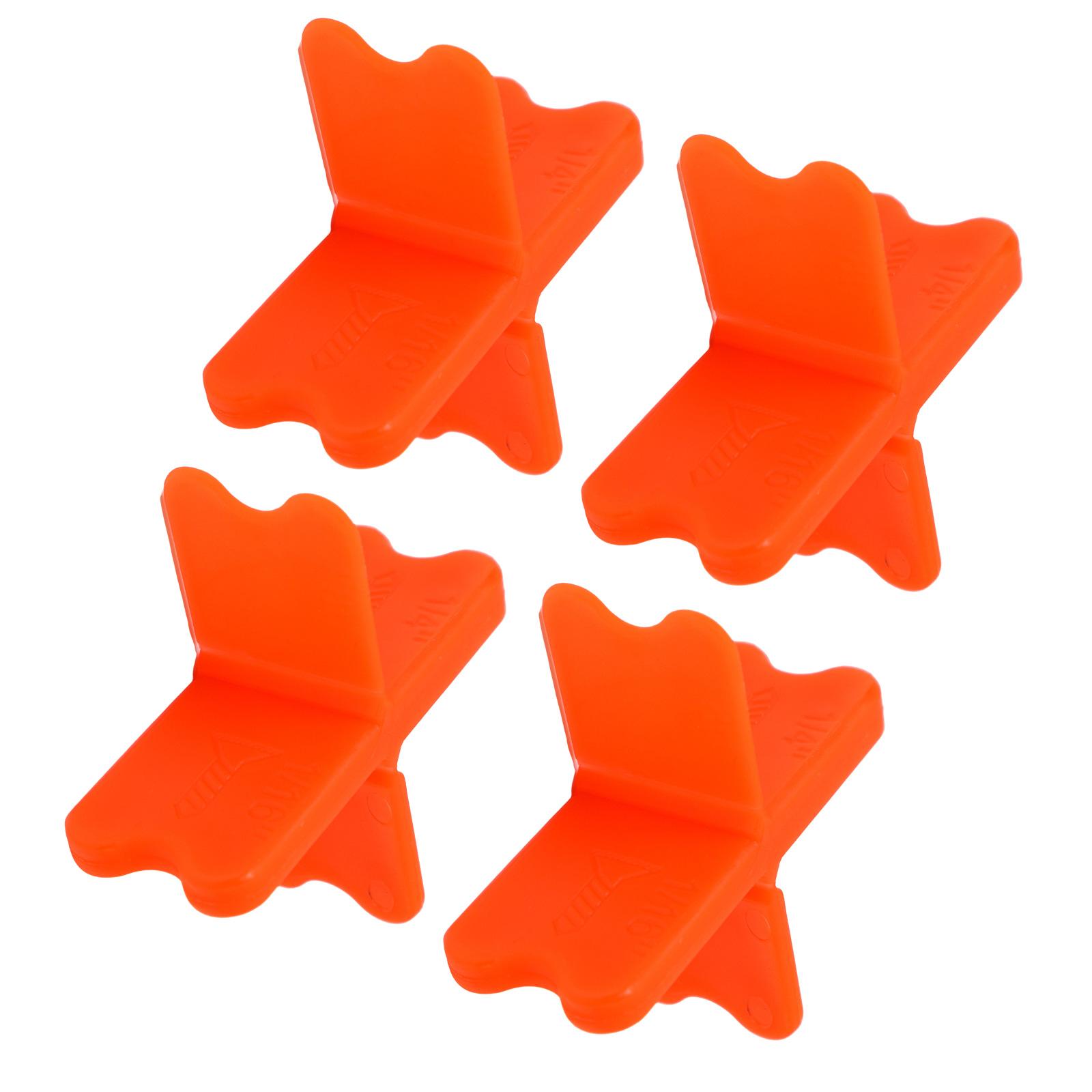 

4pcs Thickness Deck Spacers Plastic 4Thicknesses Deck Board Spacer for Precise Flooring Gap Adjustment Installation Tool оранжевый