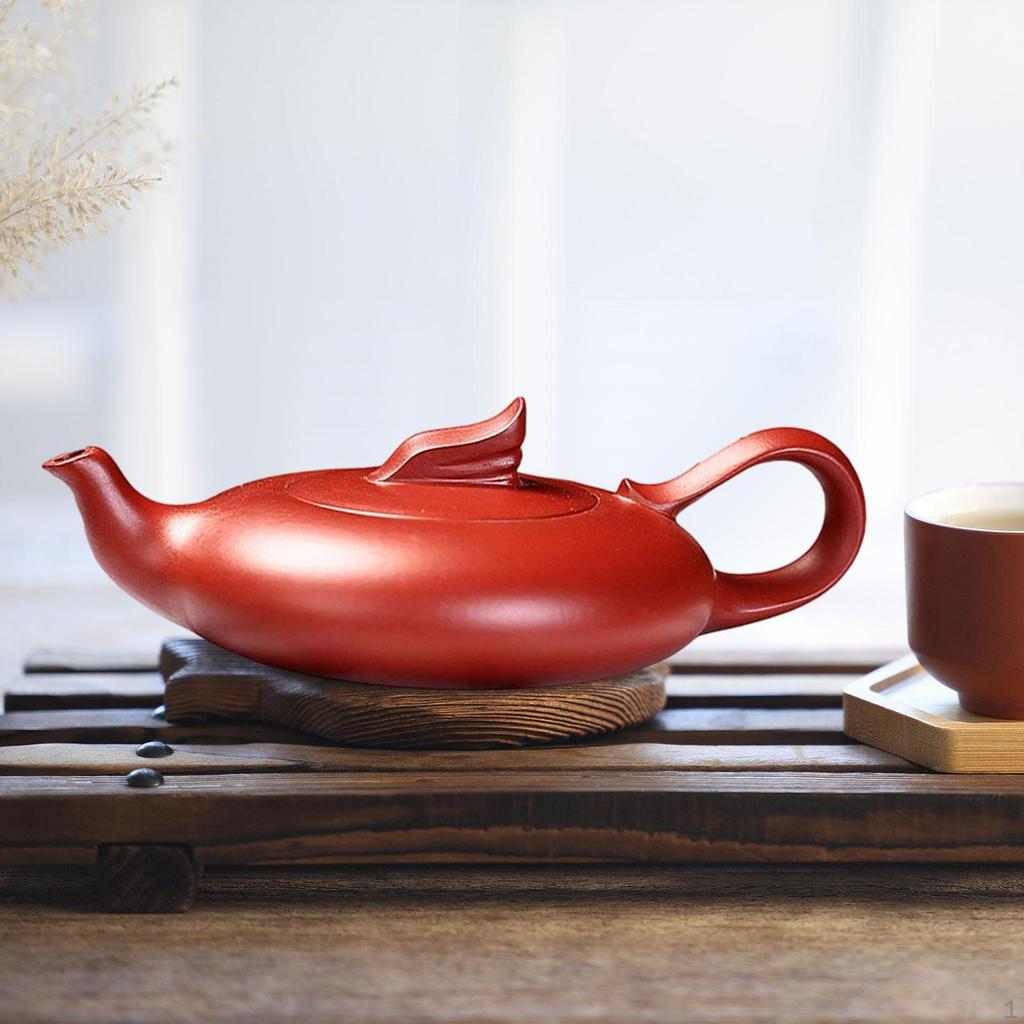 Clay Teapot 180ml Compact Teaware Gift Elegant Kung Fu Chinese Traditional for Camping Office