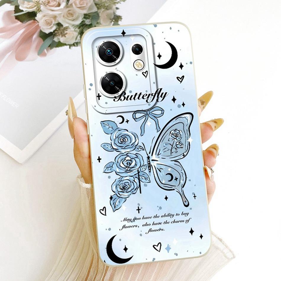 For Infinix Zero 30 4G 5G X6731 X6731B Fashion Dusk Beach Painting Phone Case For Infinix Zero30 Soft Silicone Covers Bumpers