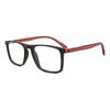 Full Rim Rectangle Black Smartbuy Collection Huckle Pix1105 C3 Fashion Unisex Eyeglasses