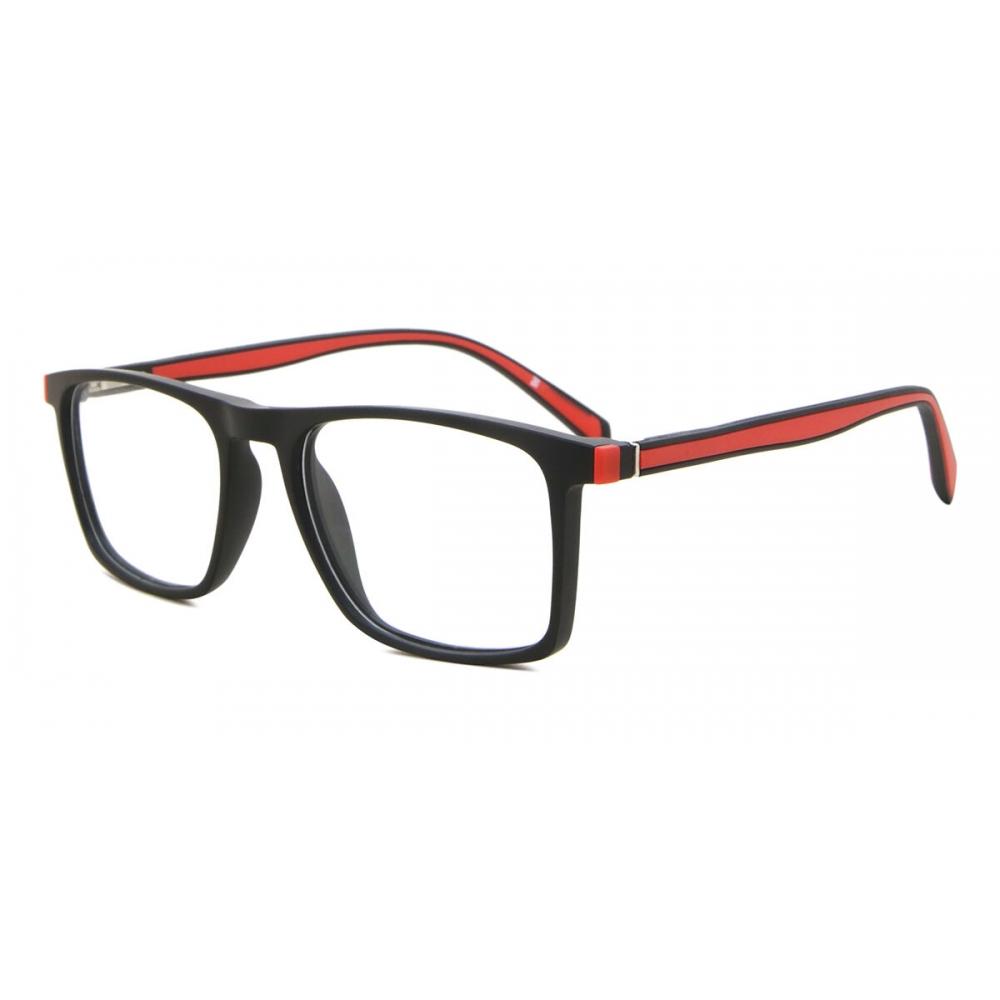 Full Rim Rectangle Black Smartbuy Collection Huckle Pix1105 C3 Fashion Unisex Eyeglasses