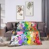 BFDI Inanimate Insanity Blankets Flannel Autumn/Winter  Portable Lightweight Throw Blanket for Home Outdoor Rug Piece