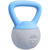 4KG Soft Kettlebell, Kettlebell with Non-Slip Handle for Home Gym, Weight Lifting, Strength Training, Light Blue/Grey