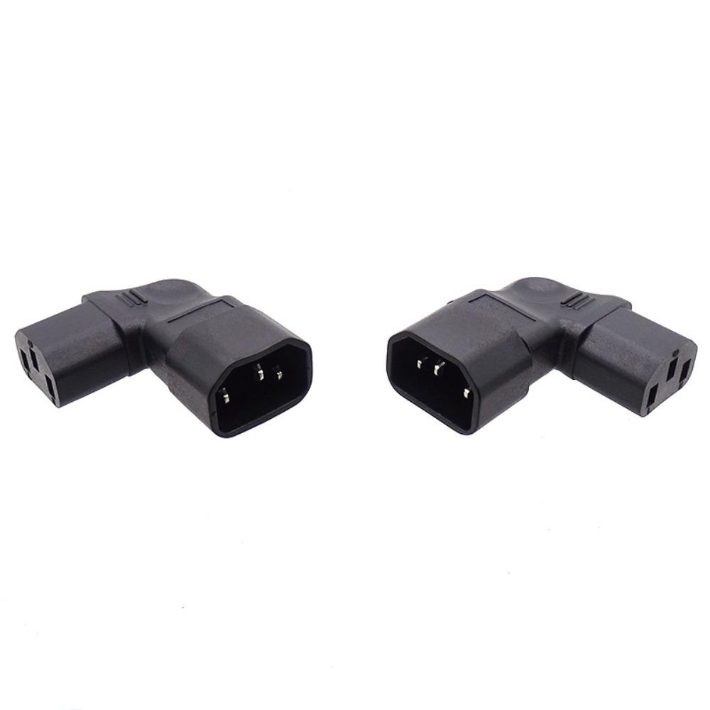 Bend Up/Down/Left/Right Corner Plug 90 Angled Conversion Plug IEC Connector AC Plug Power Adapter