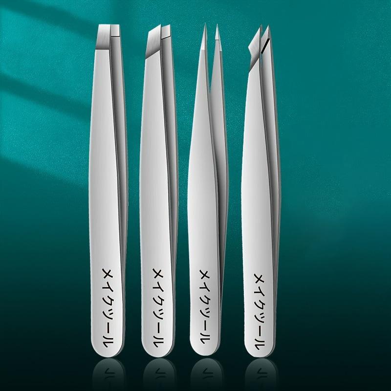 1/4pcs Professional Eyebrow Tweezers Makeup Tools Eyebrow Pinch Pliers Tweezer For Eyebrows Accessories Beauty Hair Clip Remover