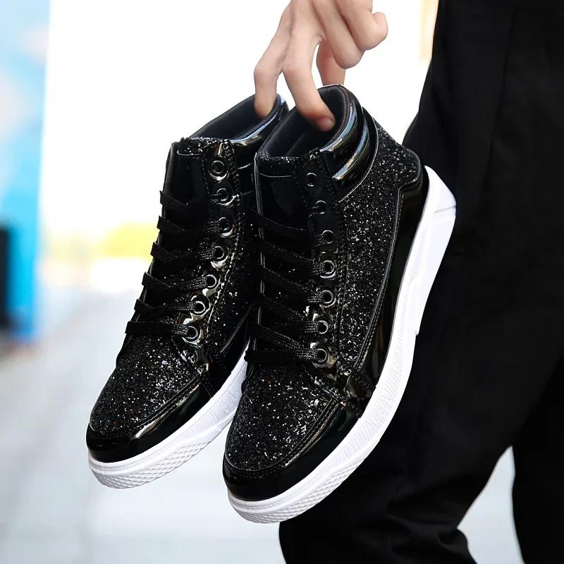 

Fashion Hot Sale Mans Casual Shoes Non-slip Sports Outsole Light High-top Men Fashion Boots Wear-resistant Male Sneakers 48 38