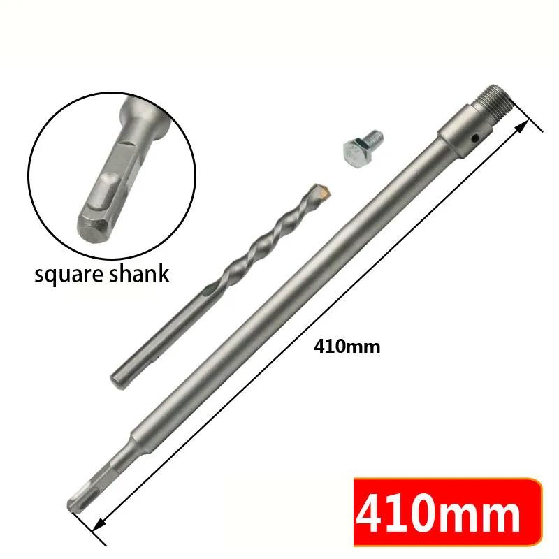 

30-160 мм Бетоноцементна машина для свердління та розширювання повітря Шатун, ударний електричний молоток через стіну Свердло Square handle 410mm