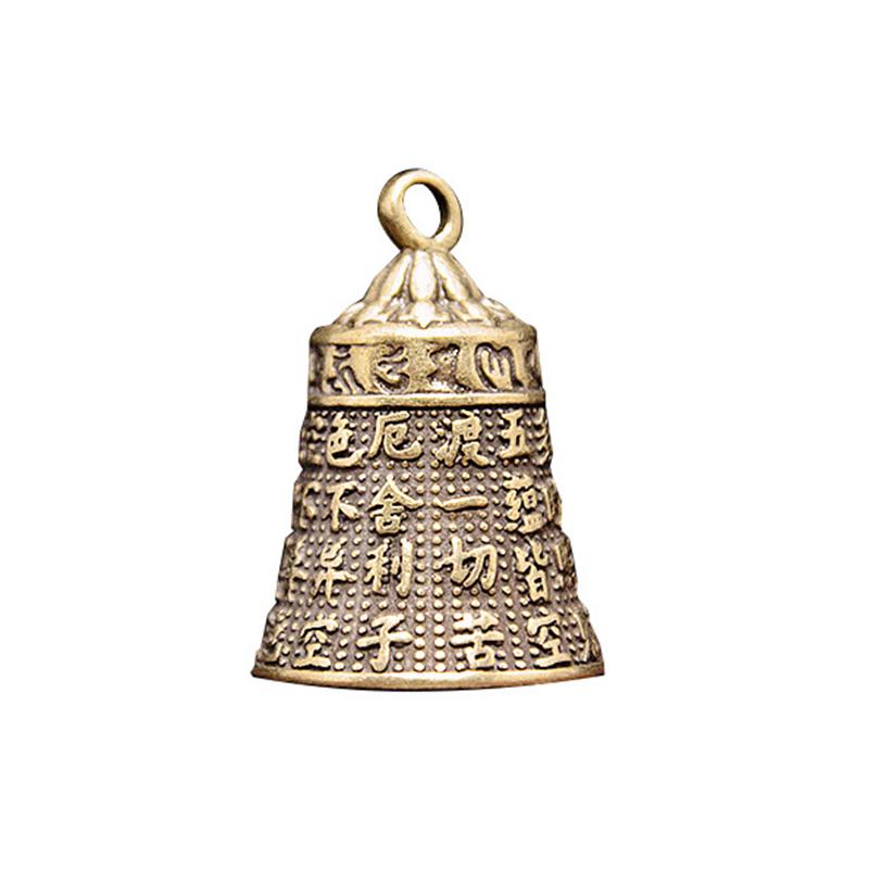 Brass Handicraft Die-Casting Button Wind Bell Tibetan Bronze Bell Creative Gift