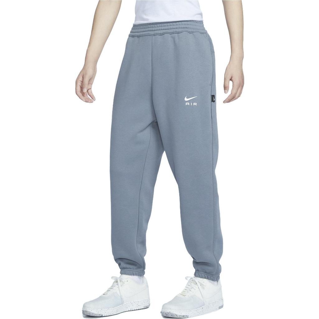 Nike Air Solid Color Cuffed Casual Loose Fleece Knit Sports Pants Men Pants Cool-Gray FB7210-065