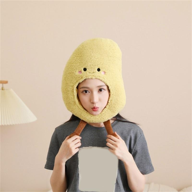 Lightweight Potato Costume Headpiece Adjustable Strap Photography Prop For Children Party Theme Role Play