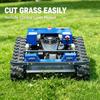 Rubber Track Crawler RC Gas Lawn Mower Remote Control Grass Cutter for Green Project