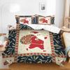 Christmas Christmas cartoon digital printing bedding four-piece set