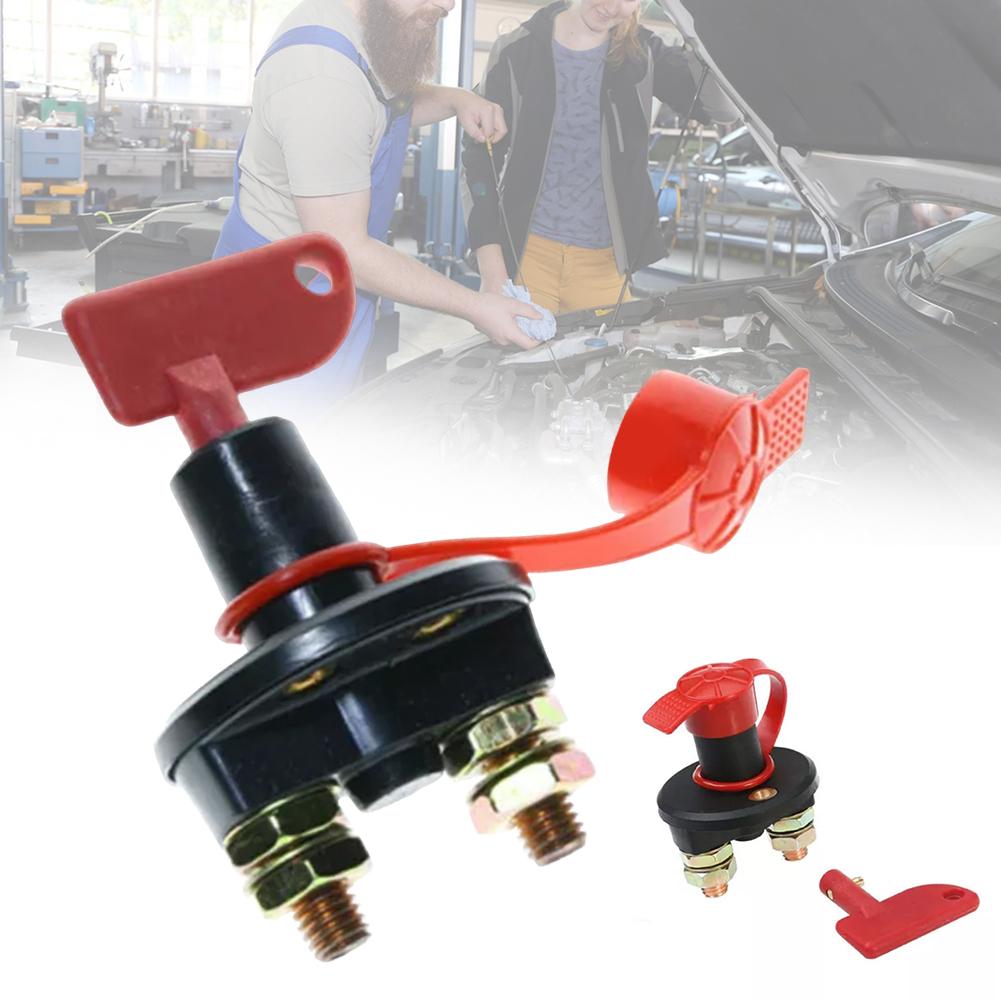 12V/24V Disconnect Battery Isolators Cut Off Kill Switch With Key Battery Power Isolators Kill Switch For Vehicle Motos