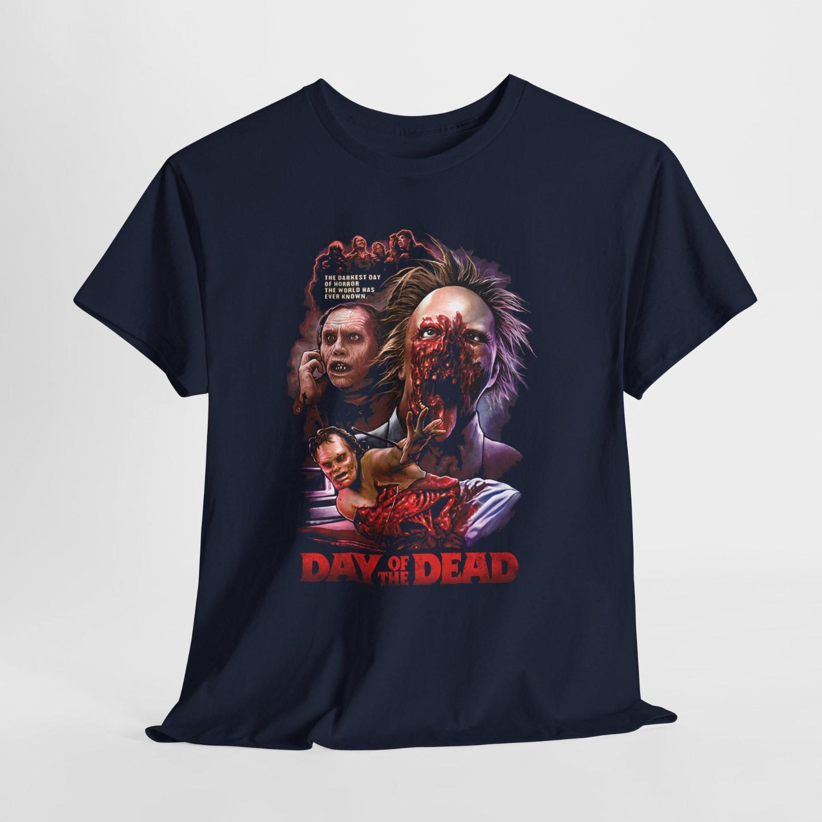 Day of The Dead Horror Movie Men s Black Navy Tees T-Shirt Size S-5XL XXXL