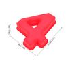 10 Inch Large Silicone Baking Mold 3D Number Cake Pan for Anniversary Birthday Party Easy Release Even Heat Distribution