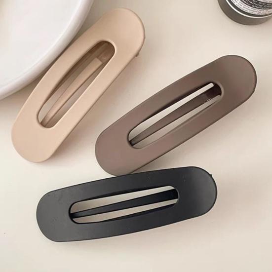 6/8Pcs Women Hair Clips Flat Hairpin Sturdy Non-Stuck Decorative Hair Claw Clips
