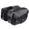 2pcs PU Leather Saddlebags Universal for Harley Honda Suzuki Yamaha
