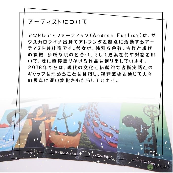 Afro Goddess Lenormand Oracle Lenormand Card Fortune Telling with Japanese Instructions, Authentic Product