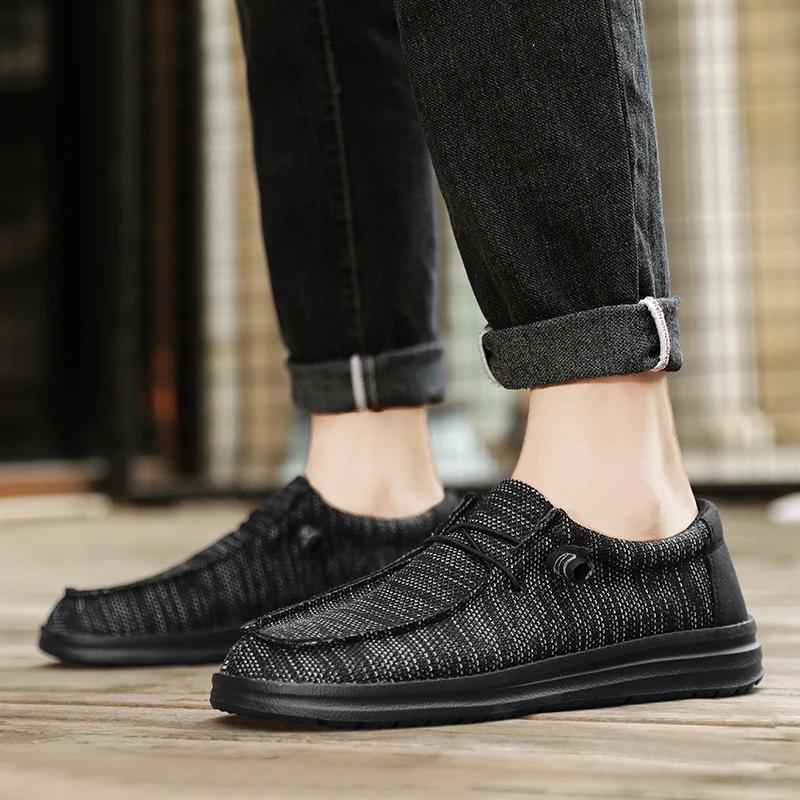 Fashion New Mens Slip on Shoes Trend Men Casual Shoes Luxury Brand Outdoor Walking Shoes Male Comfortable Lazy Shoe Mens Loafers