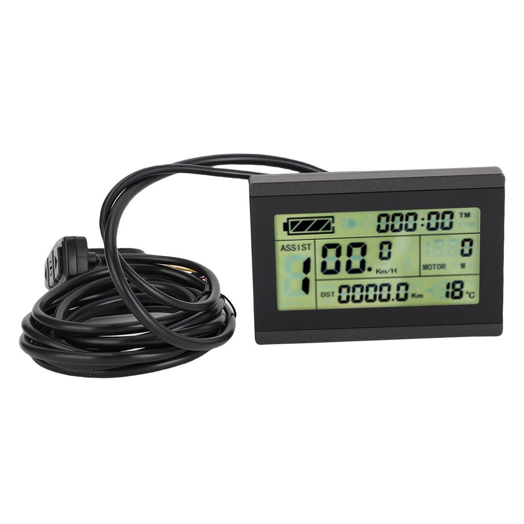 Mountain Bike Display Meter Color Screen Cycling Control Panel for Electric Bikes Scooters SM Connector