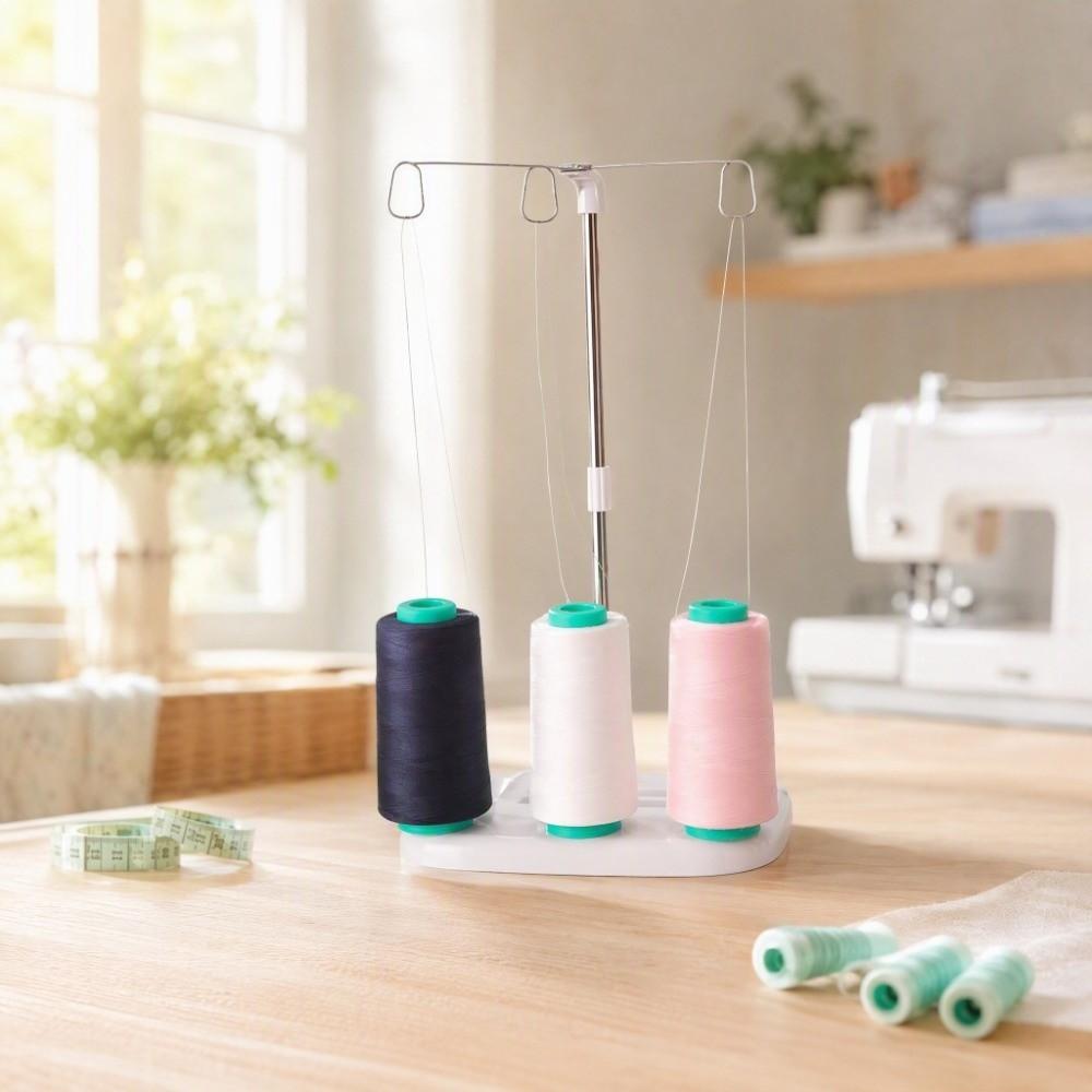 Anti-Winding Sewing Machine Thread Stand Three Thread Rack Anti-Tangle Thread Guide Overlockers