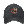 Valentines Day Yorkshire Terrier Dog Baseball Caps Vintage Distressed Denim Snapback Hat Unisex Women Outdoor Summer Soft Caps Hat