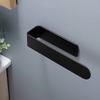 Stainless Steel Towel Rack Single Rod Bath Towel Hanger Multifunctional Tissue Holder  For Home