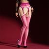 Women 1D Dot Thin Hollow Out Pantyhose Oil Glossy Shiny Open Crotch Elastic Stockings Sheer See Through Maid Dance Stockings