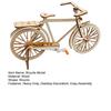 1 Set Holzfahrradmodell Pädagogisches DIY Handmontage Mini Fahrrad Spielzeug Heim Büro Desktop Dekoration Ornament Kleinkinder Jungen Mädchen Geschenk
