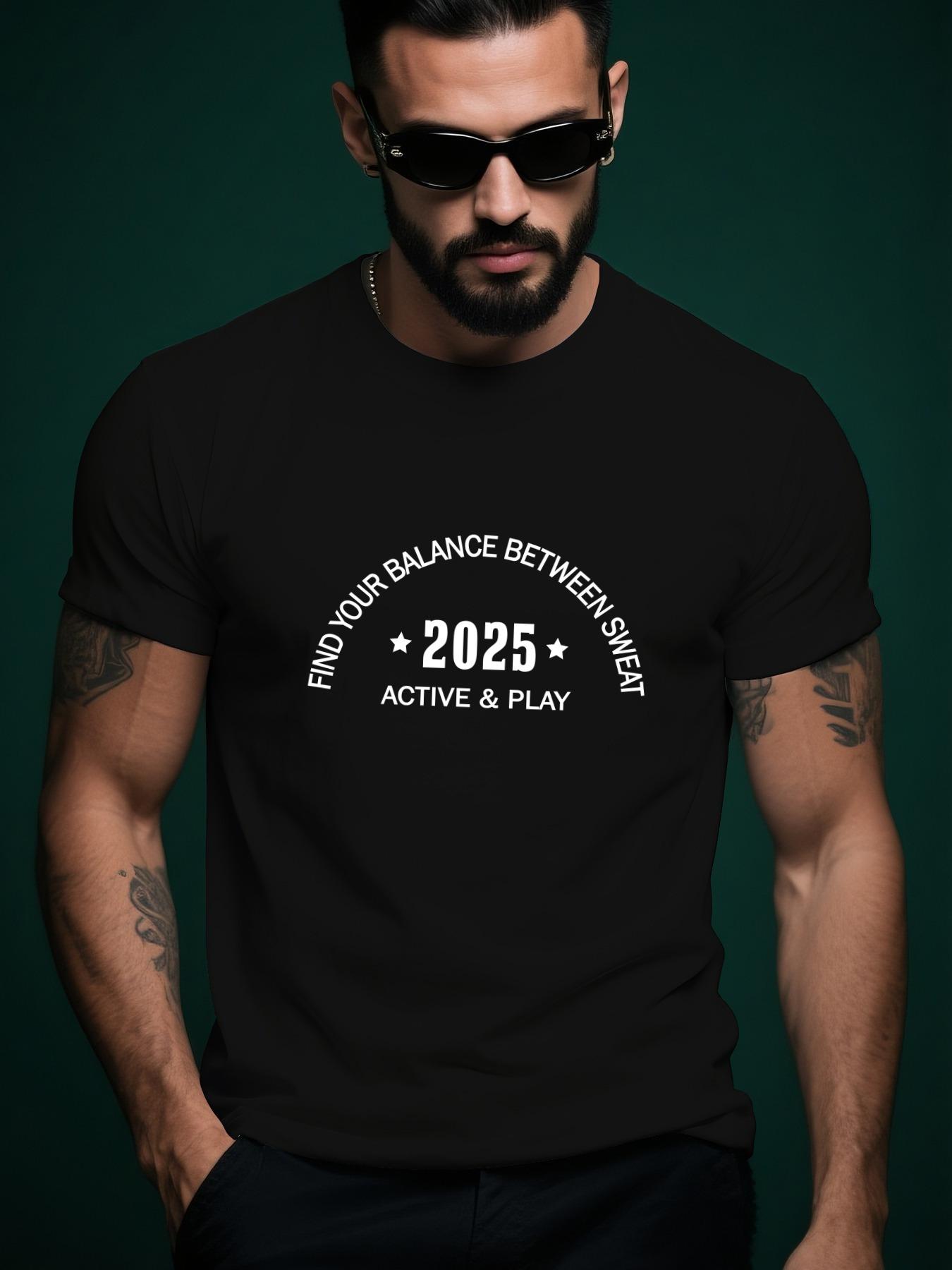 2025 Trendy Streetwear Tshirt - Find Your Balance Betwee... S