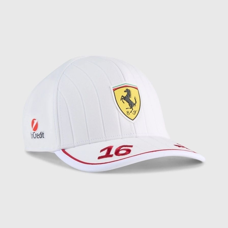Car Duck Tongue Cap For Ferrari Hats New Racing F1 Monaco SF-25 Charles Leclerc 16 Baseball Cap Adjustable Casual Sunshade Hat