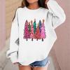 Children's Fashionable Casual Long-sleeved Loose Christmas Print Pullover Sweatshirt