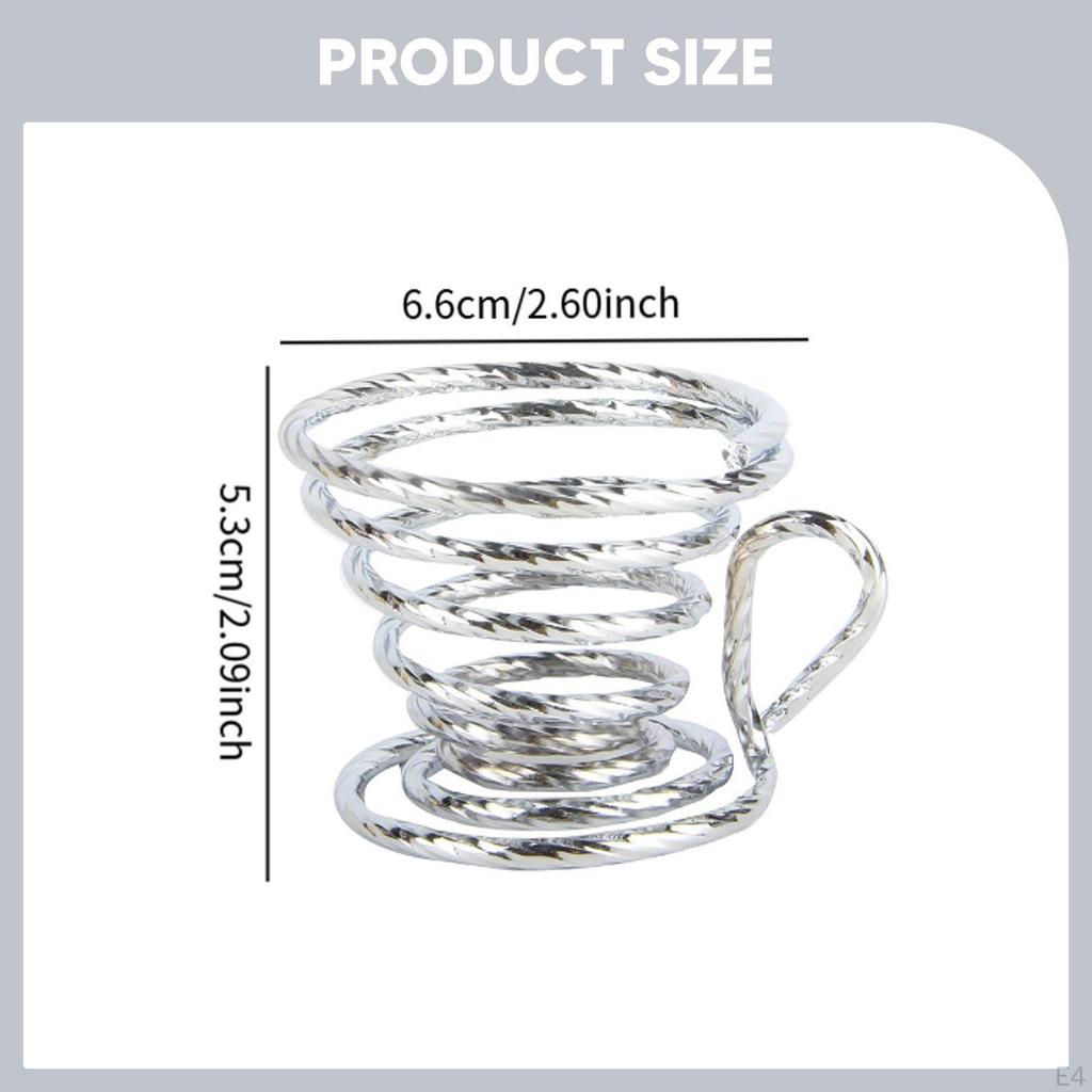 Tea Strainer Holder Stand Practical Stainless Steel Thoughtful Gift Rack Accessories