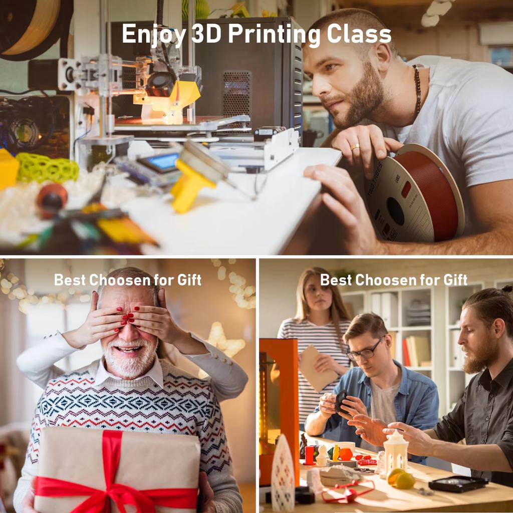 DB- Filament pro 3D tiskárnu Navržen pro vysokorychlostní tisk Vhodný pro PLA plasty 1,75 mm 1 kg (2,2 libry) Pro většinu FDM 3D tiskáren