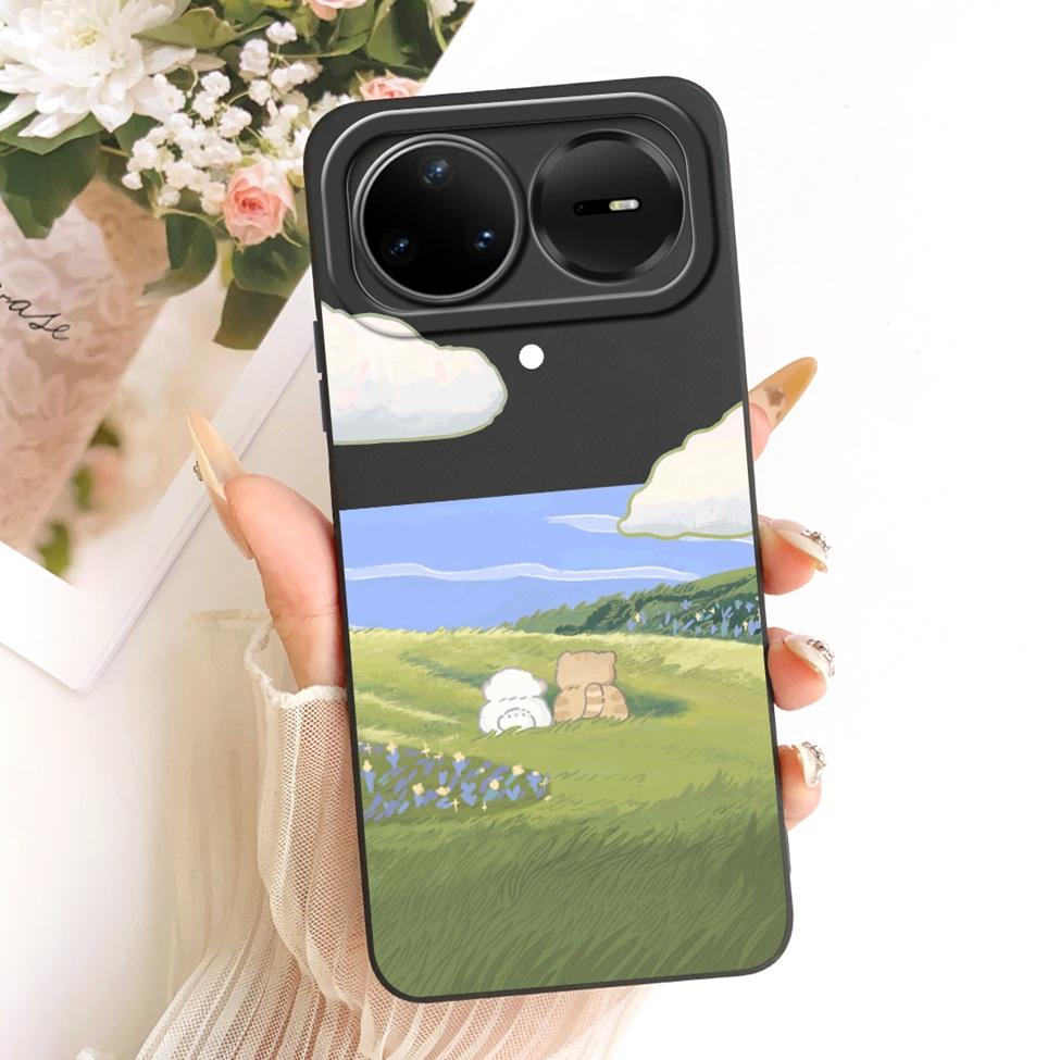 Casing For Huawei Nova 15 Pro Cover Silicone Luxury Fashion Flowers Kawaii Cute Painted Shockproof Case For Huawei KLE-AL00U