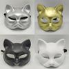 תחפושת ליל כל הקדושים מסכת חתולים נשים גברים פסטיבל קרנבל מסיבת תחפושות בעלי חיים מסכת חצי פנים אביזרי קוספליי