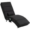 Massage Chair, Relaxation Chair, Recliner with 8 Vibration Points, 5 Modes, 56 x 168 x 84 cm, Black