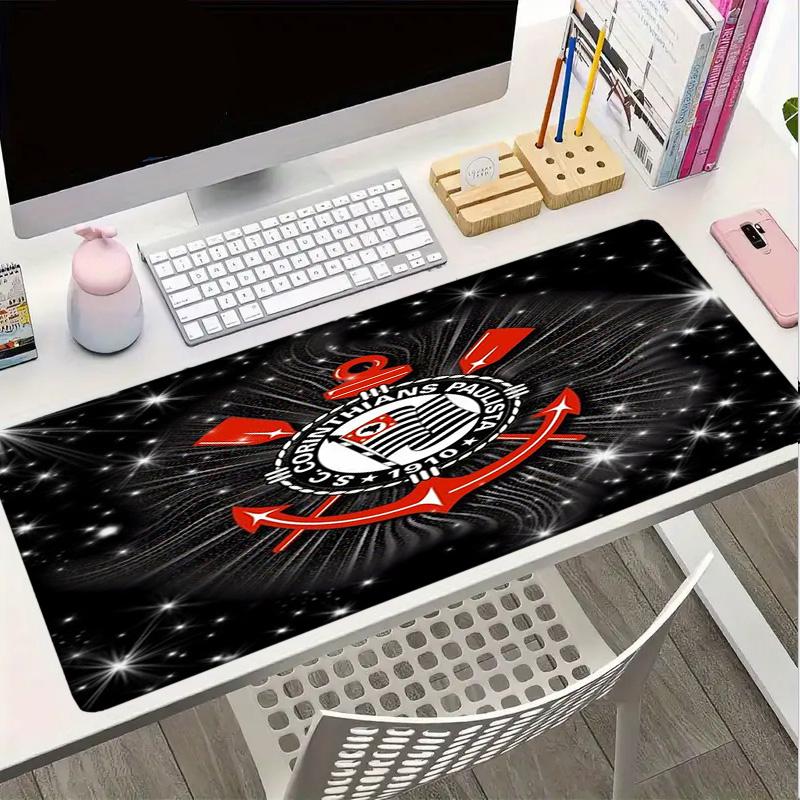 Corinthians Football Club Crest Mouse pad Mouse pad, Gaming Mouse Pad, keyboard pad, Desk Decor for computer notebook Fan Gift Birthday Gift