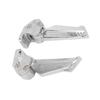 Pair of Motorcycle Foot Pegs Pedal Automatic Telescopic Aluminum Alloy Footrests Universal
