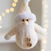 2pcs Soft Plush Santa Claus Pendant Handmade Xmas Tree Pendant  Party Favors