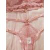 Lover Sexy and Comfortable Ultra-thin Sex Lace Mesh Semi-transparent Gathering Top Support Girls Underwear Set Sex Underwear