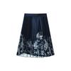 FILA Loose Printed Pleated Midi Skirt Autumn Collection Women Bottoms F11W238307F-ZA