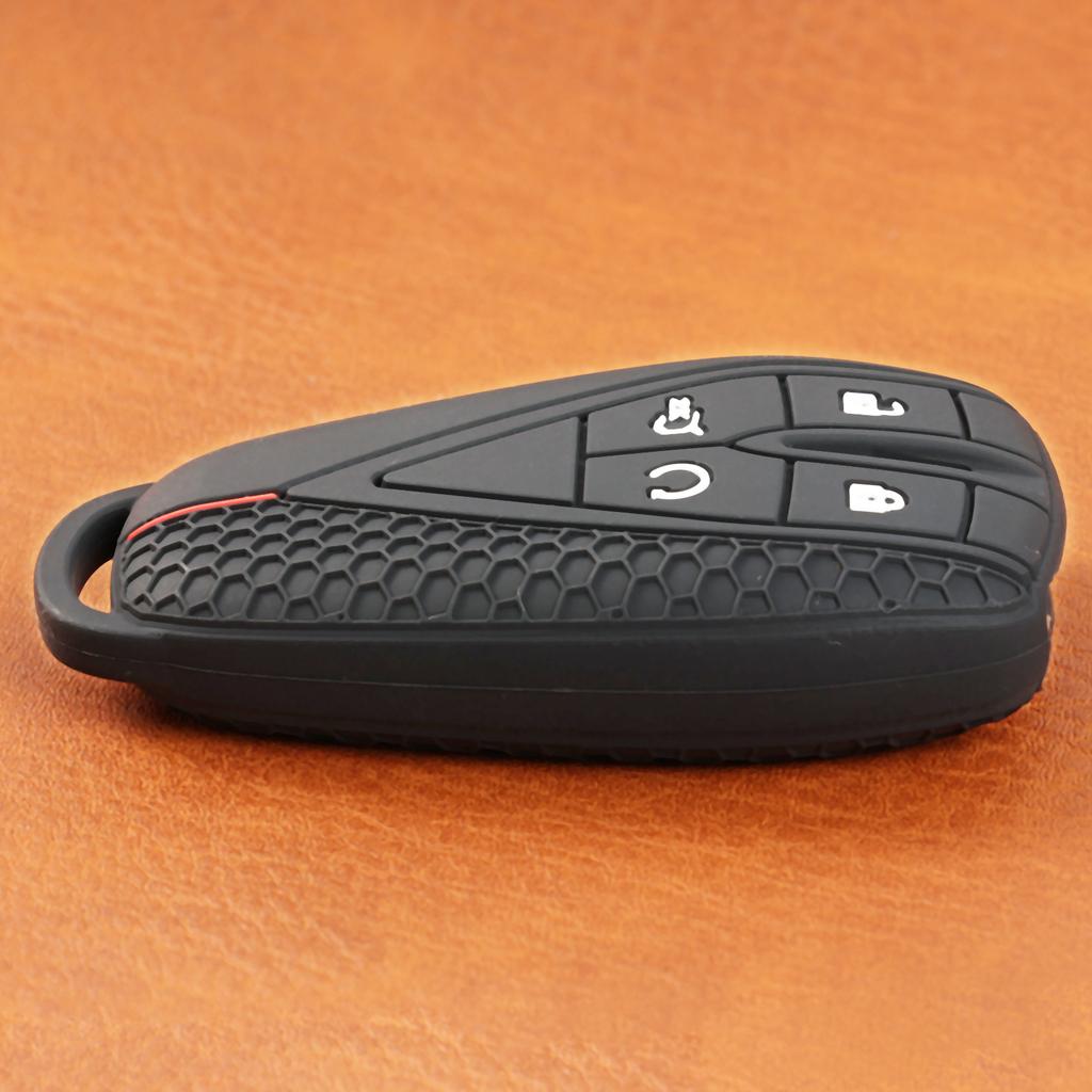 4 Button Smart Remote Key Fob Ring Chain Case Cover Holder Protect Silicone For Changan CS35 Plus CS75 Plus CS55 Plus 2019 2020