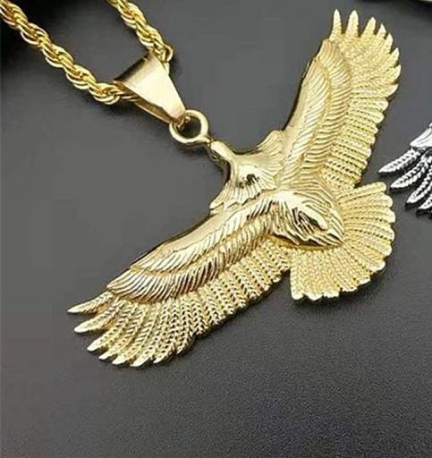 

Trendy Eagle Pendant Silver 925 Men Necklace Retro Punk Style Flying Eagle Choker Necklace Male Party Accessories Boyfriend Gift 60cm