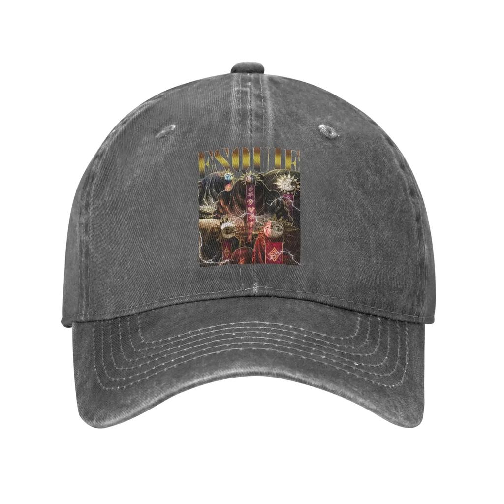 Washed Baseball Cap Esquie Clair Obscur Expedition 33 Summer Hip Hop S For Women Men Video Game Stylish Gym Sun Snapback Cap
